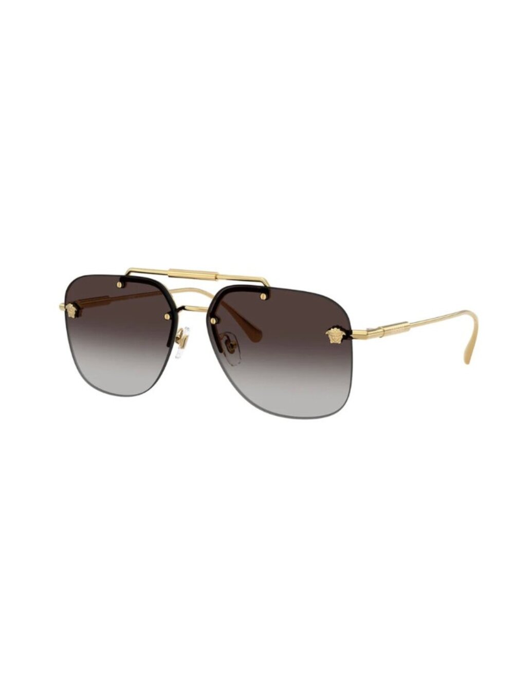 VERSACE VE2296 100284 Gold Grey Gradient Women's 60 mm Sunglasses